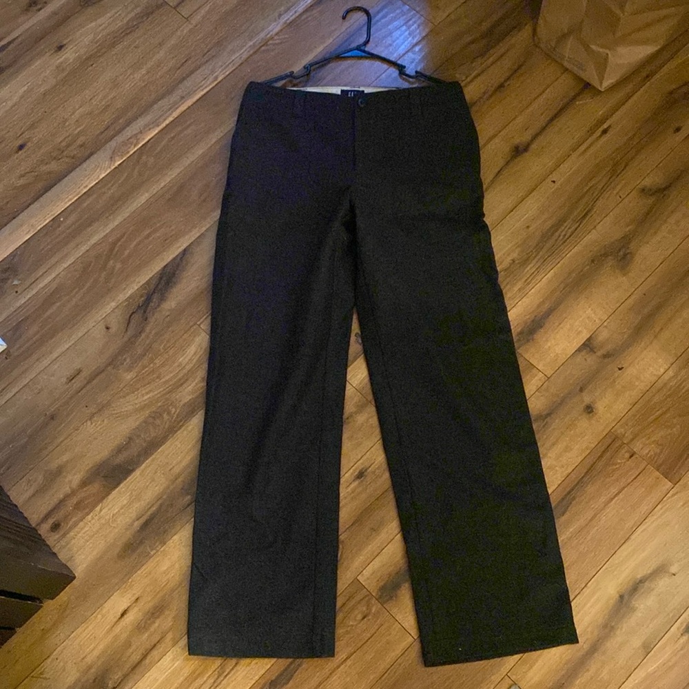 GAP wool charcoal grey wool blend dress pants